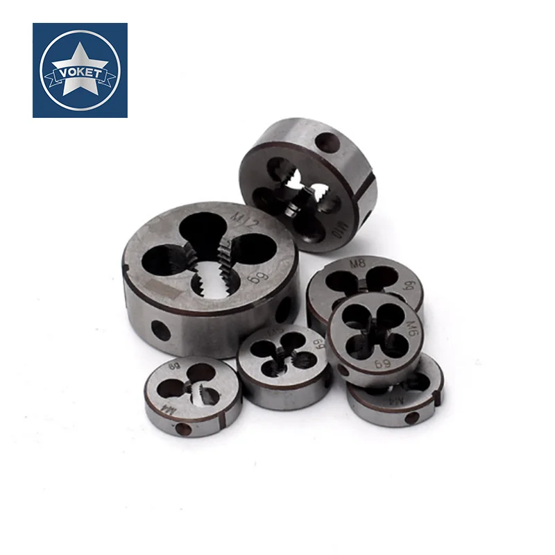 VOKET HSS-6542 DIN Thread Round Die PG7 PG11 PG13.5 PG16 PG21 TR12X2 инструмент для нарезки резьбы