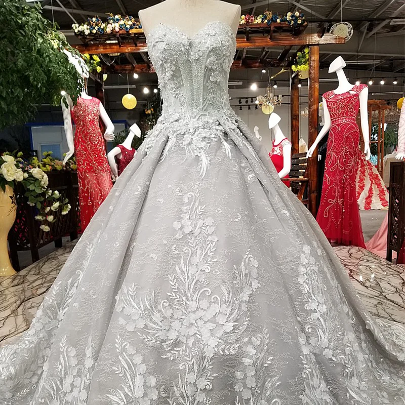 LS37811 сексуальное серое платье вечера возлюбленной без рукавов зашнуруйте вверх