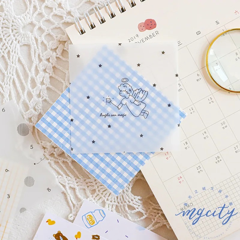 Mohamm 30 листов серия с медведем и цветами креативный мультяшный милый свежий