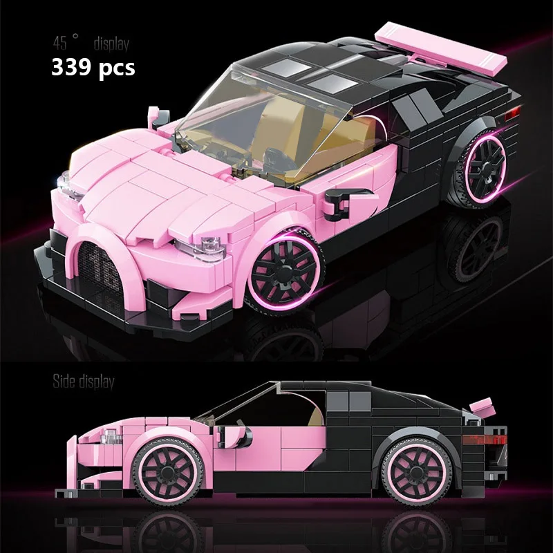 Конструктор скоростной супергоночный автомобиль F1 Модель гоночного автомобиля