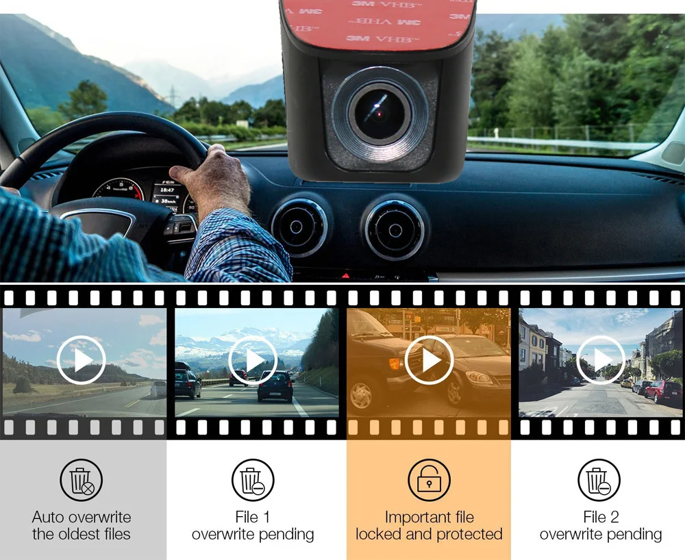 Jabriel 1080P Скрытая Wi-Fi приборная камера, автомобильная камера, Автомобильный видеорегистратор 24 H, видеорегистратор для toyota corolla rav4 avensis t25 yaris chr auris