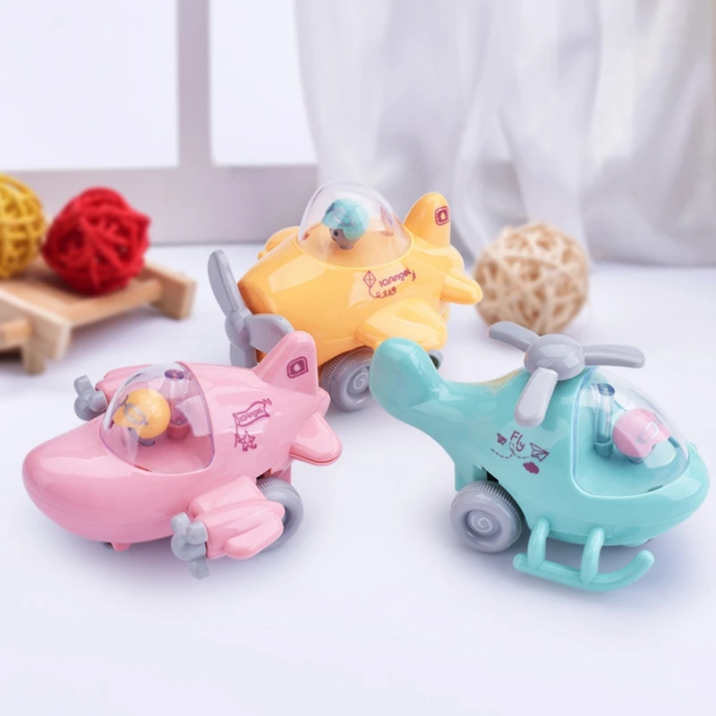 

Миниатюрный мультяшный самолет, игрушка с забавным дизайном, инерционный мультяшный самолет для раннего развития, Когнитивная игрушка слу...