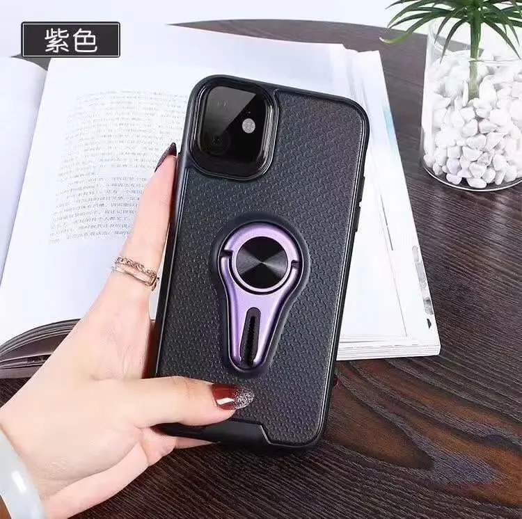 violet Для Apple iphone 11 чехол мягкий силиконовый с подставкой противоударный матовый защитный чехол для iphone 11 Pro Max iphone 11 11pro - Цвет: violet