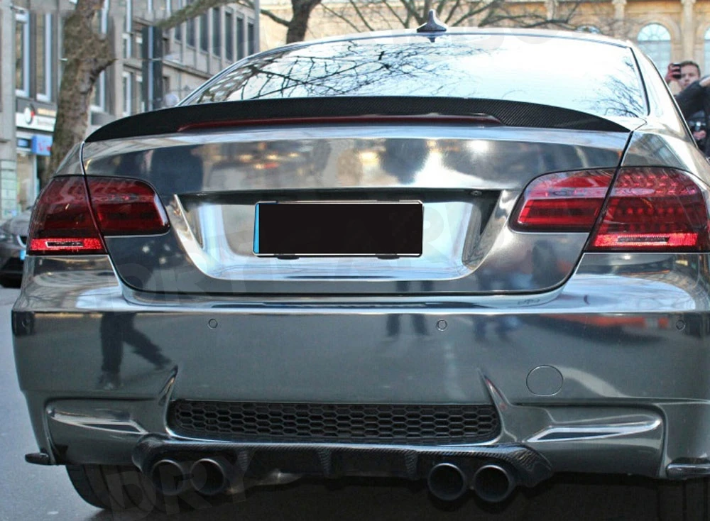 Задняя Крышка багажника из натурального углеродного волокна спойлер крыло для BMW