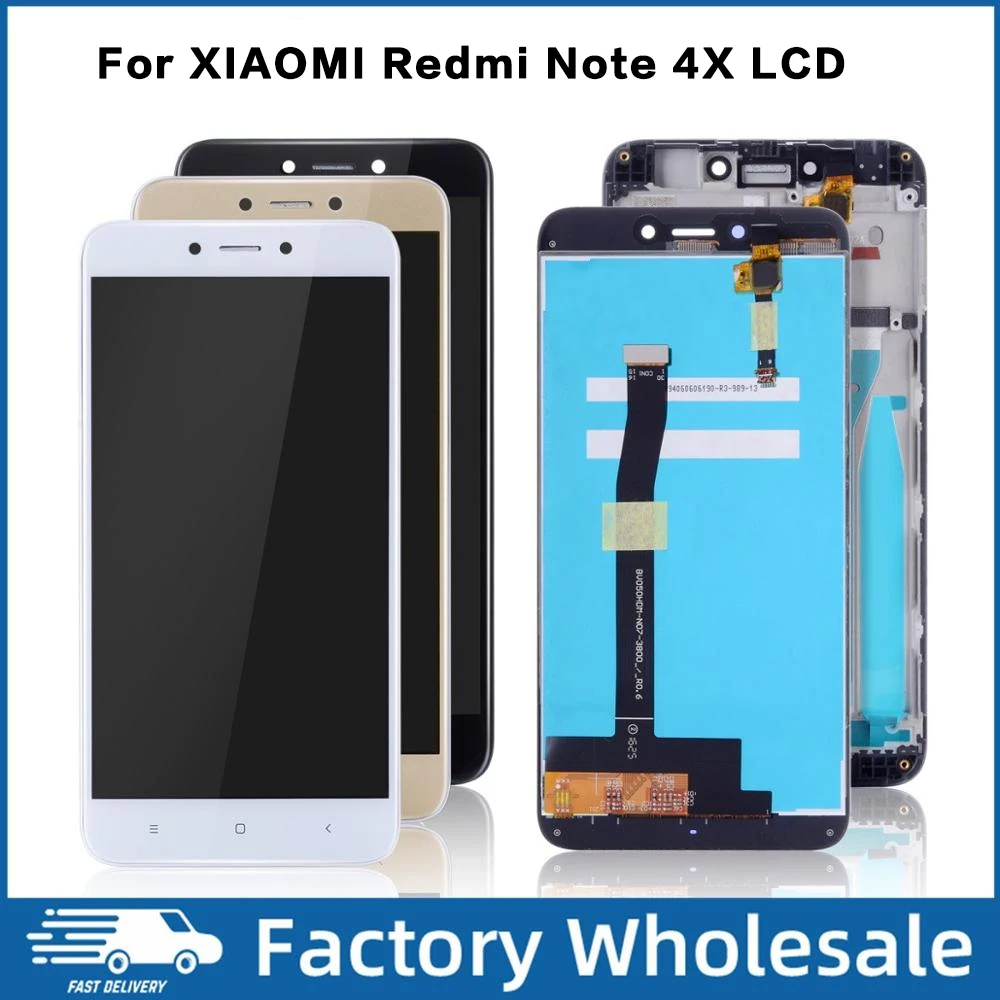 Для Xiaomi Redmi Note 4X ЖК дисплей кодирующий преобразователь сенсорного экрана в сборе