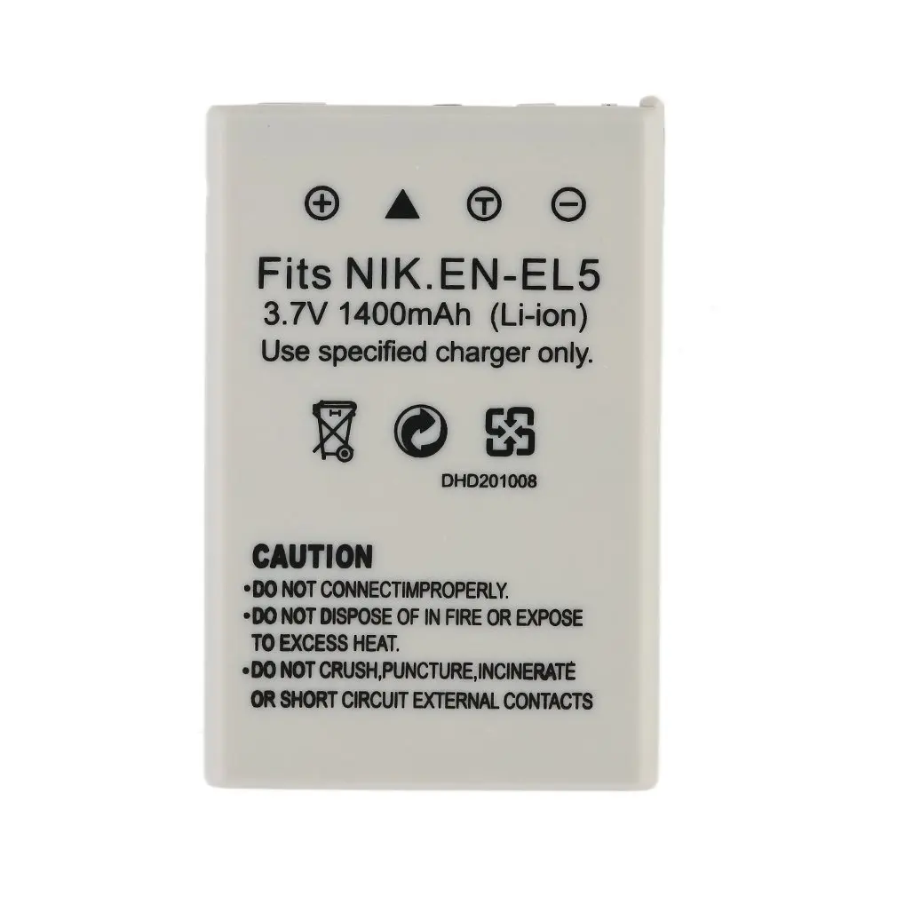 Новая аккумуляторная батарея для камер Nikon P100 P500 P510 P520 P530 1400MAH Аксессуары EN-EL5 |