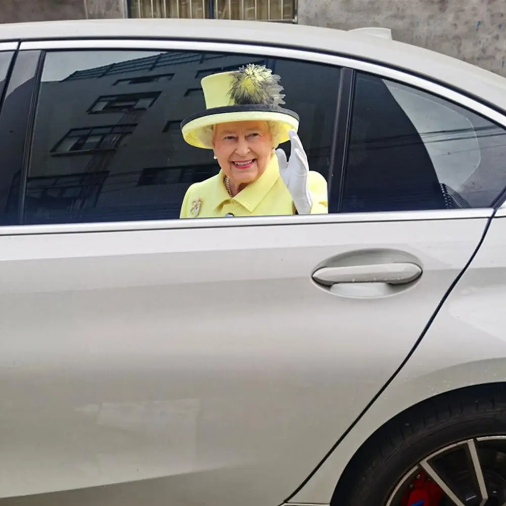 3D наклейка на окно автомобиля забавная заднее стекло в стиле знаменитостей