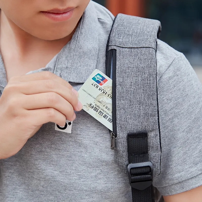 Сумка-Антивор Scione Мужская для ноутбука дорожный ранец Вместительная деловая