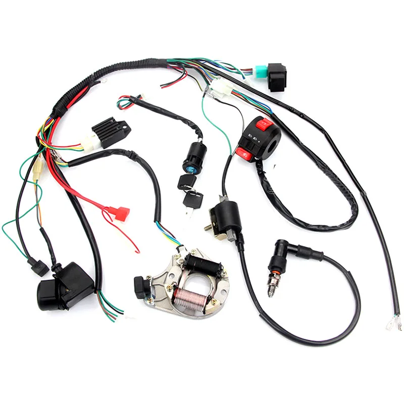 50 70 90 110CC CDI жгут проводов в сборе полный комплект для квадроциклов аксессуары