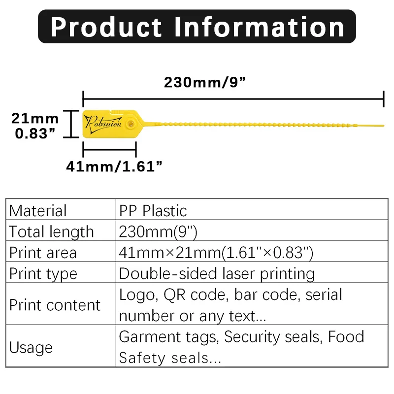 100Pcs Custom Serial Number Tearable Security Tag Disposable Plastic Beaded Cable Label Off Zip Ties for Clothes Logistics White | Дом и сад