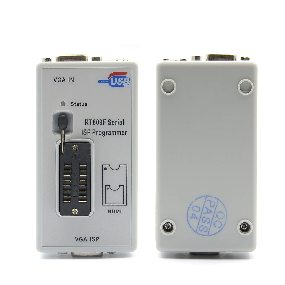 Оригинальный серийный ISP программатор RT809F с 11 адаптерами + 1 8 в тестовый зажим SOP8