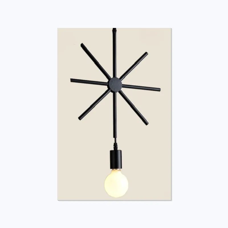 Nordic Modern деревенский подвесной светильник лаконичный промышленный lampTriangle E27