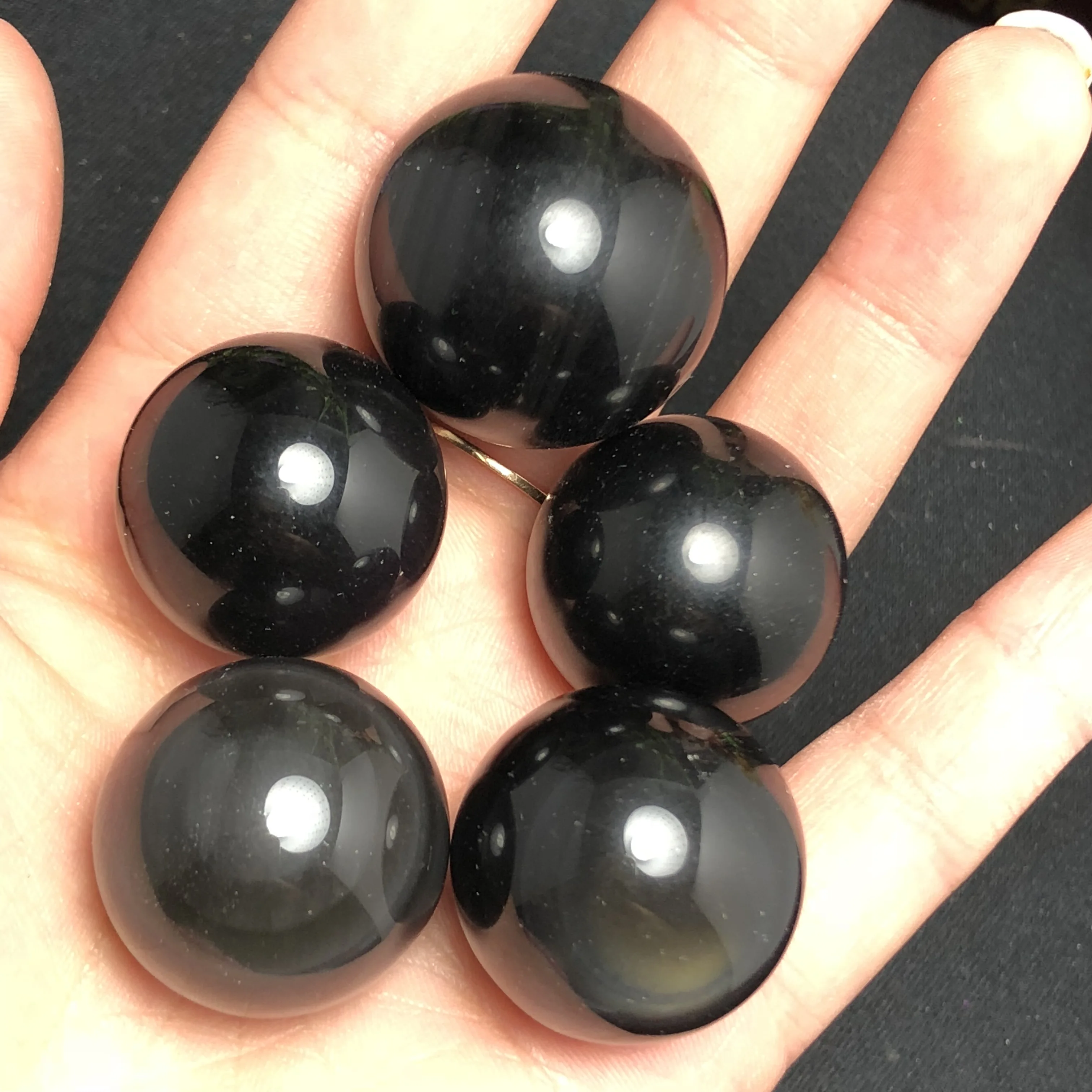 5 шт. натуральный обсидиан мраморный кристалл кварца и минеральной Рэйки лечение