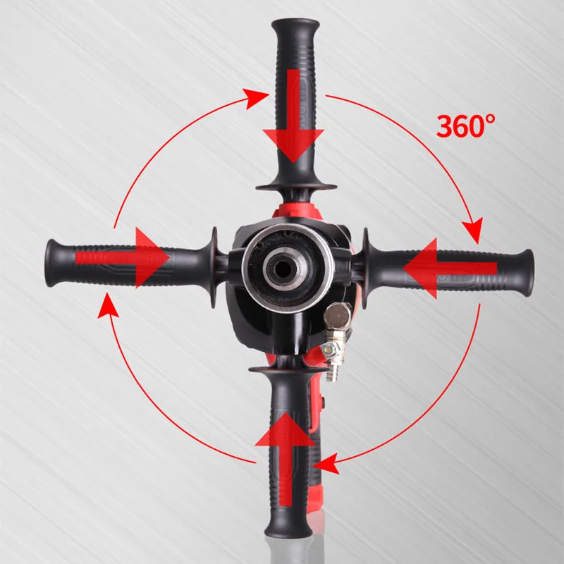 180MM Handheld Diamond Core Drill 1600r/min Wet/Dry Stepless Speed Electric Drilling Machine Screwdriver Concrete Brick Marble |