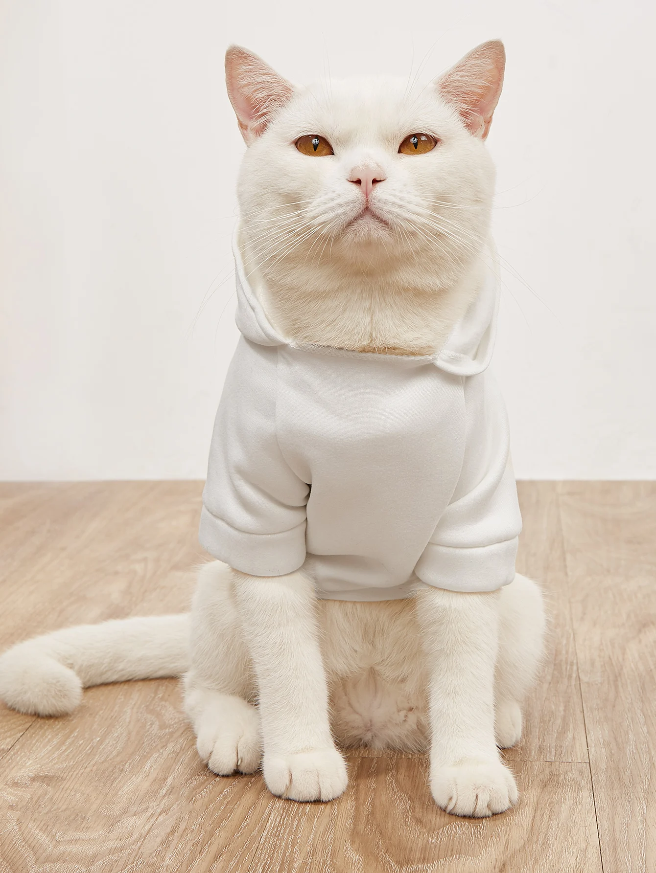 

Pet Hoodie, Dog Hooded Sweater, Dog Clothes, Solid Color Pet Dog Clothing Sweater,Suitable for Small and Medium-Sized Cats and D