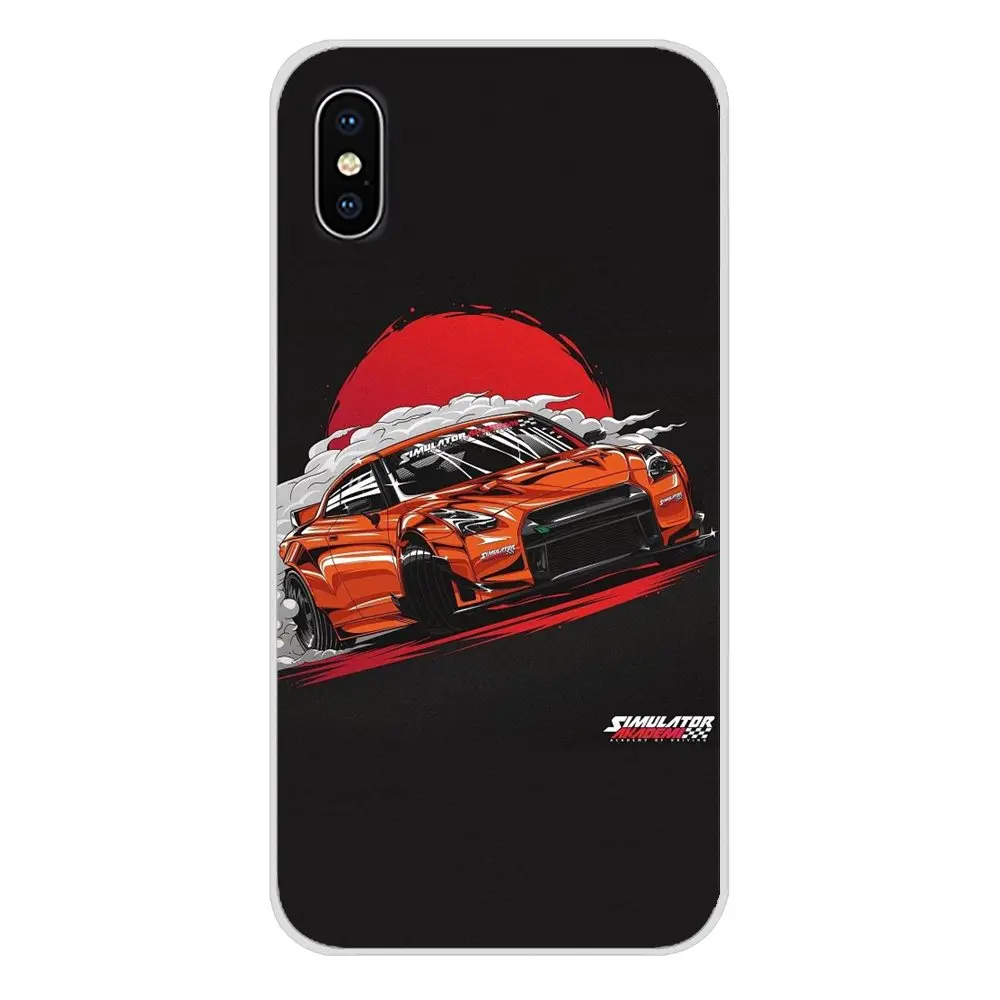Аксессуары чехлы для Sony Xperia Z Z1 Z2 Z3 Z5 compact M2 M4 M5 E3 T3 XA Huawei Mate 7 8 Y3II Drift Cars Auto Racing JDM |