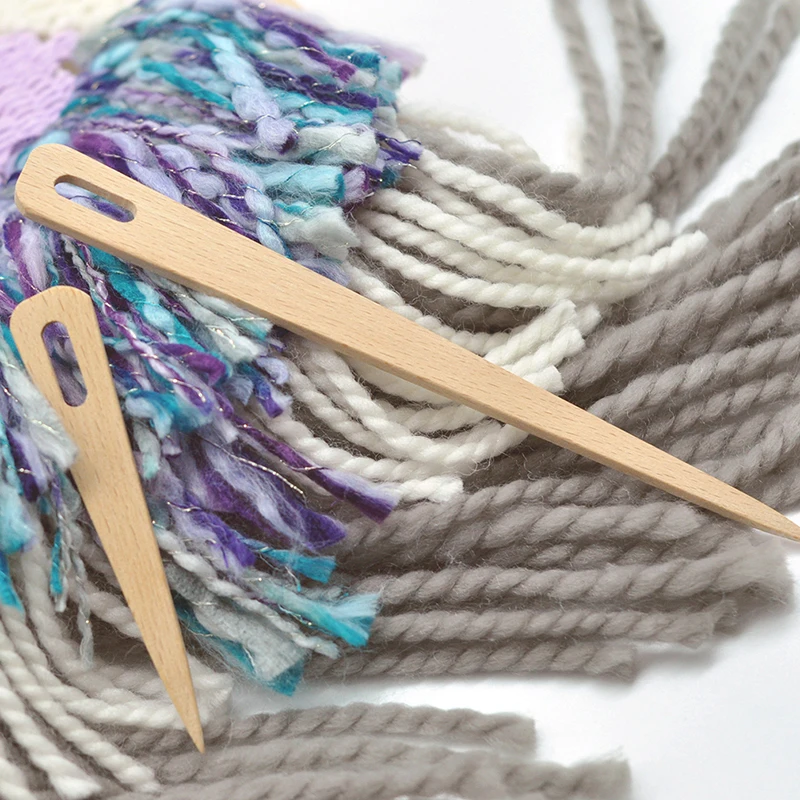 Diy Деревянные ткацкий станок Инструменты гобелен Darning большой глаз Пряжа Вязание