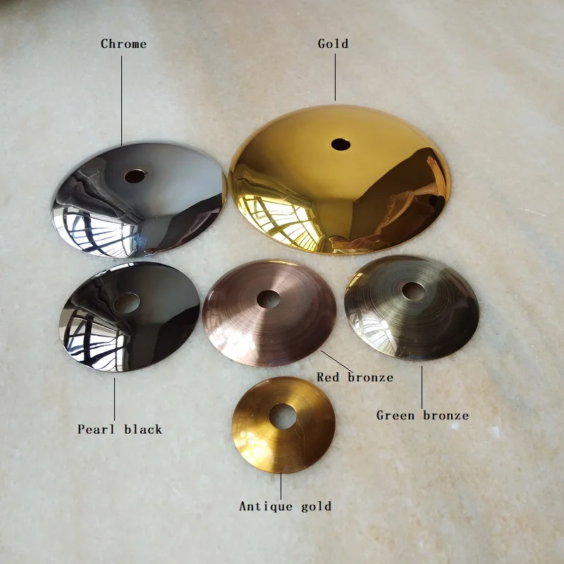 5 шт./лот диаметр 30-100 мм металлическая крышка дугового корпуса основание лампы