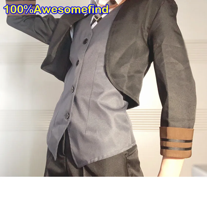 

Bungou Stray Dogs Chuya Nakahara Cosplay Costume Trench Outfits Anime Men Adult Halloween Suit Hat Wig Full Set