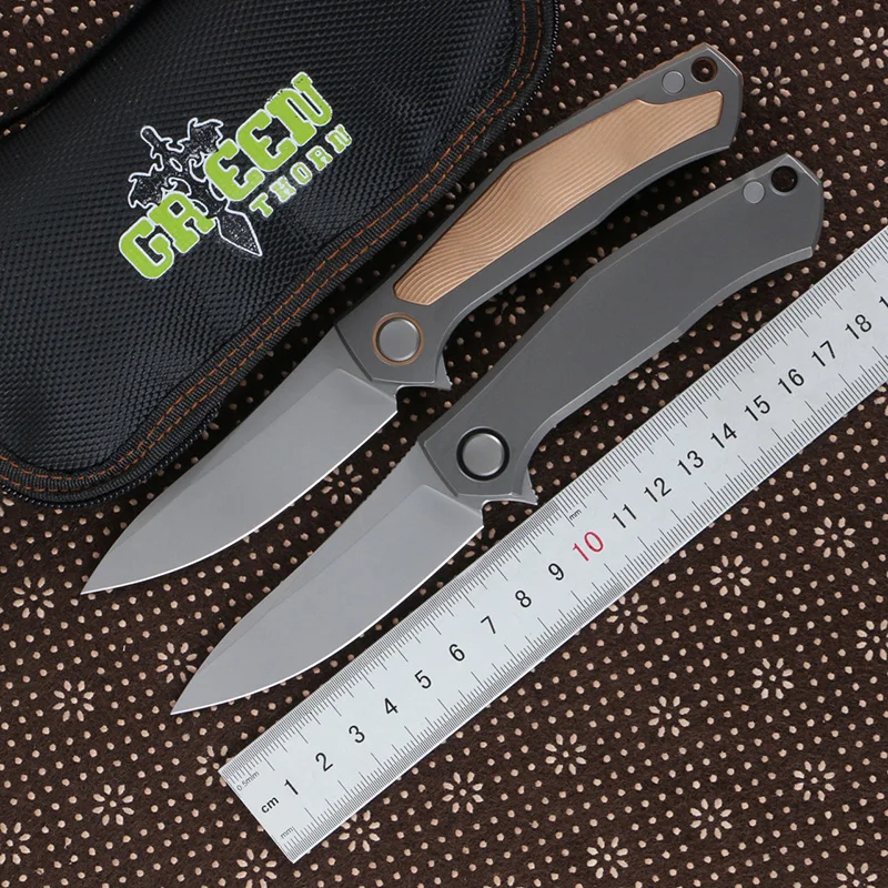 Нож для кемпинга Green thorn покерный ограниченный выпуск лезвие D2 + ручка из