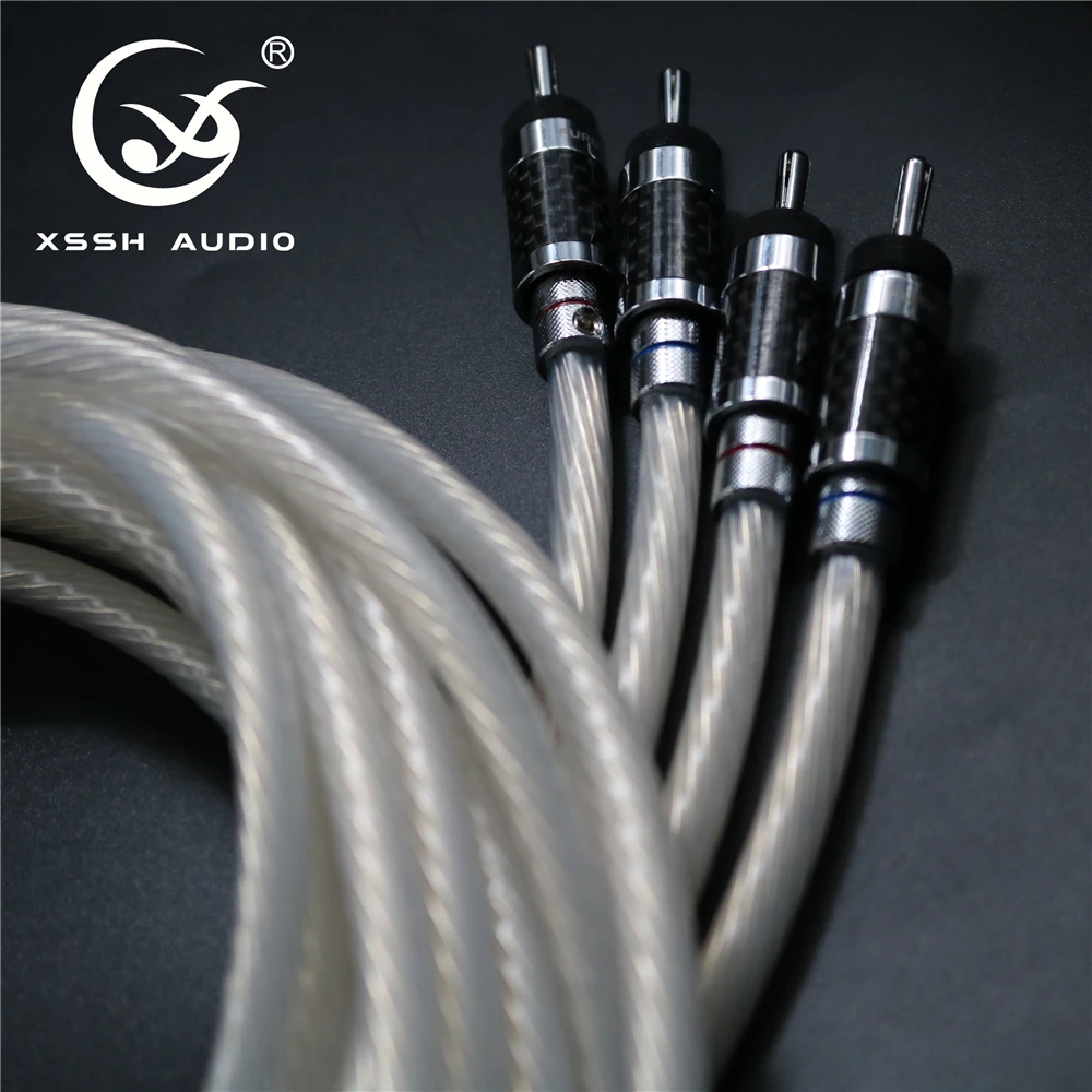 Штекер XSSH audio Hi end Fi посеребренный из чистой меди Банановый штекер для динамика 1
