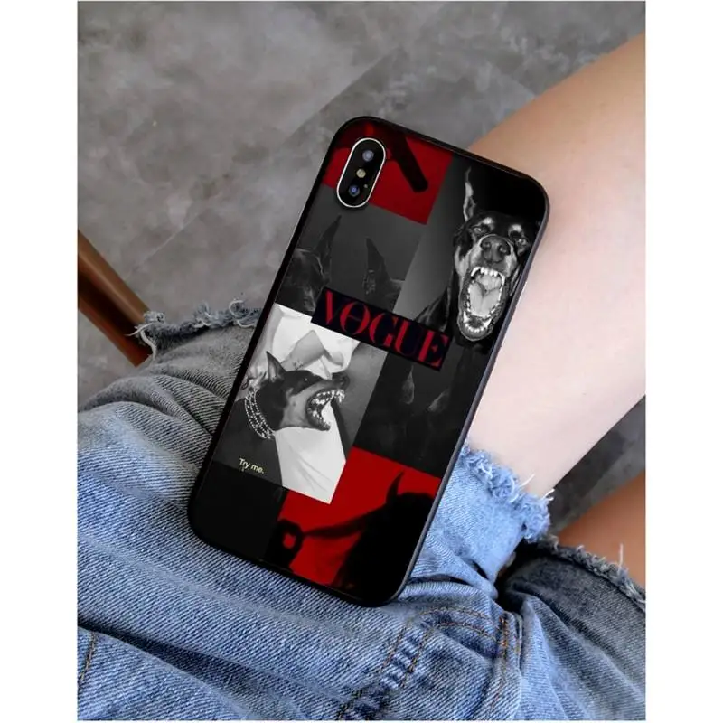 Чехол Yinuoda Doberman для iphone 11 12 Mini Pro Max X XS MAX 6 6s 7 8 Plus 5 5S 5SE XR SE2020 | Мобильные телефоны и