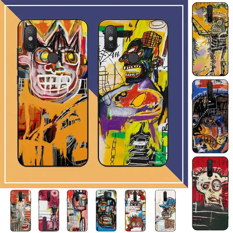 

Yinuoda Jean Michel Basquiat Art Graffiti Phone Case for Redmi Note 8 7 9 4 6 pro max T X 5A 3 10 lite pro