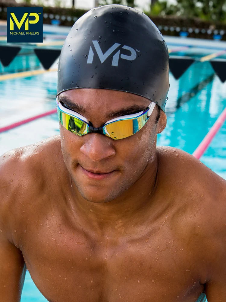MP Phelps очки для мужчин и женщин для взрослых водонепроницаемые противотуманные HD профессиональные гоночные тренировочные плакирующие очки для плавания
