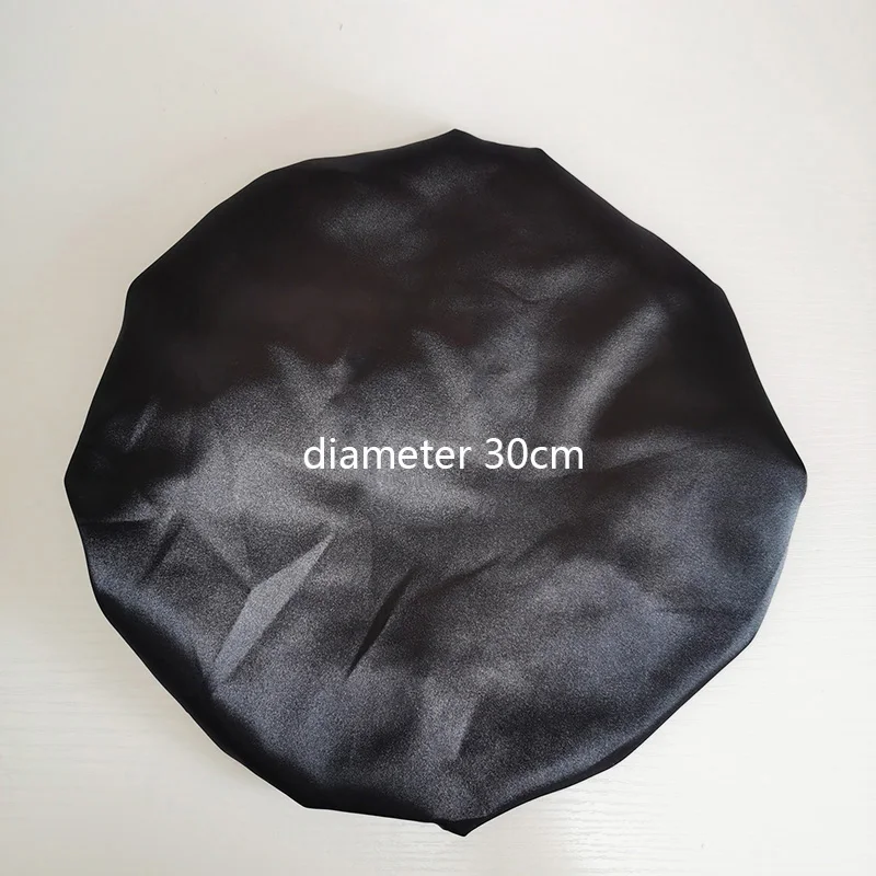 Упаковочные мешки/боне/повязки/ободки/шапки из шелкового атласа для волос с логотипом на кулиске, размером 18x30/30x40см в подарочном мешочке.