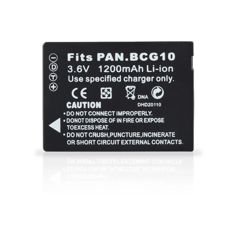 1200 мАч DMW-BCG10 DMW BCG10 BCG10E батарея камеры для Panasonic Lumix DMC-3D1 DMC-TZ7 DMC-TZ8 DMC-TZ10 dmktz19 DMWBCG10 |