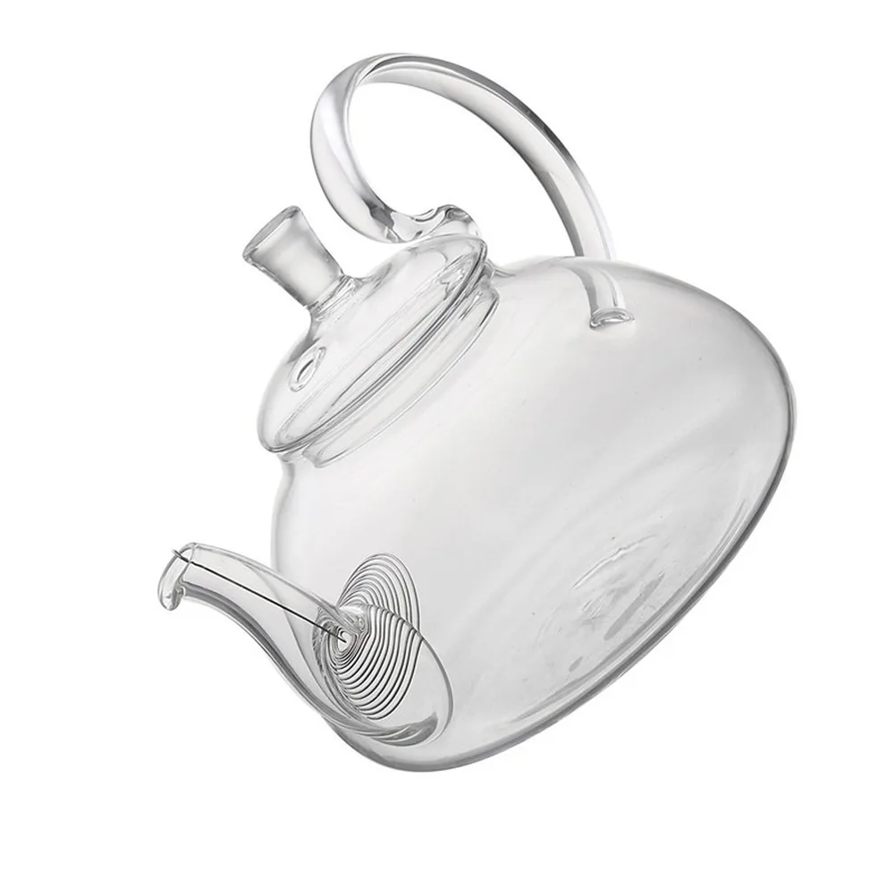 Цветочный стеклянный чайник для чая китайские стеклянные чайные горшки