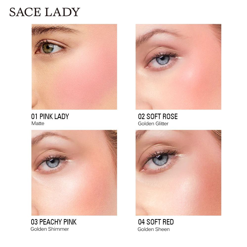 SACE LADY Румяна для лица пудра блеск макияж Длительное Действие румяна