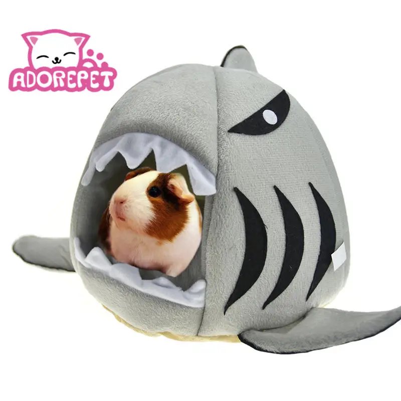Морская свинка ежик Кролик кровать забавная Акула Зимняя Теплая Флисовая домик