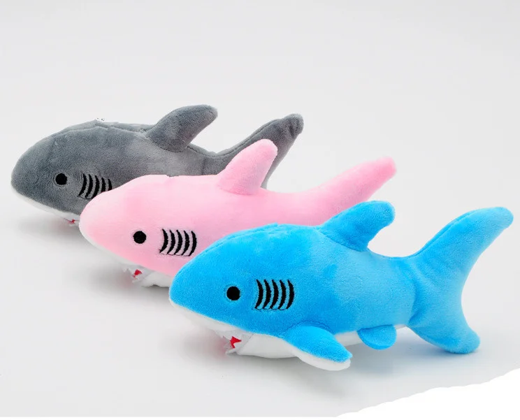 

Shark Plush Toys Middle 18CM Ocean Plush Stuffed Toy Doll Keychain Pendant Shark plush toys dolls