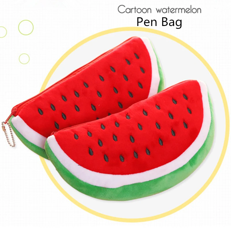 Милый бархатный чехол-карандаш на молнии с изображением дракона и фруктов