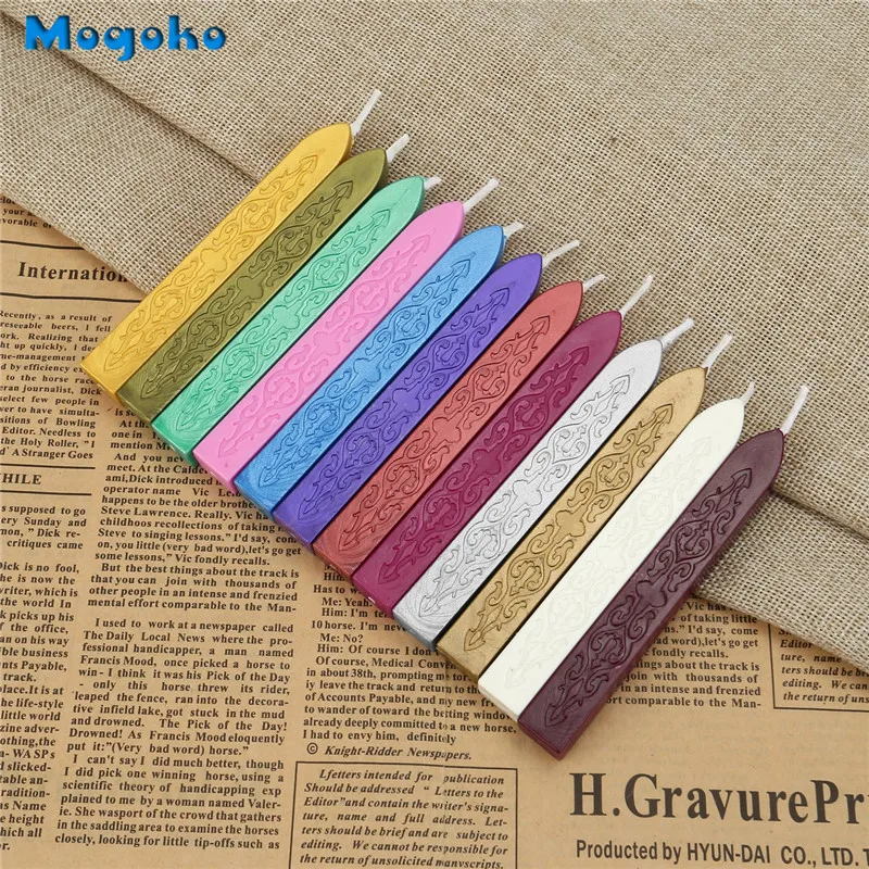 Герметизирующая рукопись Mogoko Fire восковые палочки с фитилем уплотнительный воск