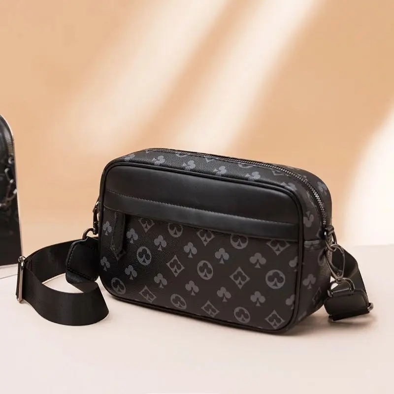 

Casual Men's Small Backpack Men's Bags Light Casual Crossbody Bags Business Waterproof Sport Shoulder Bag Coin Purse for Men