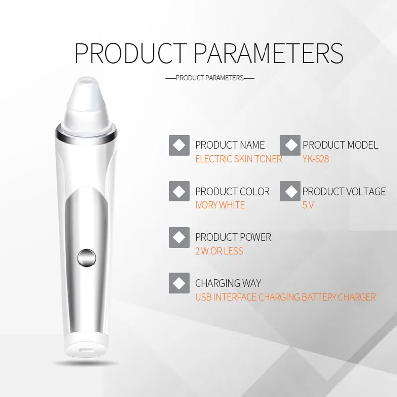 Пылесос вакуумный Электрический для ухода за кожей лица аппарат удаления черных