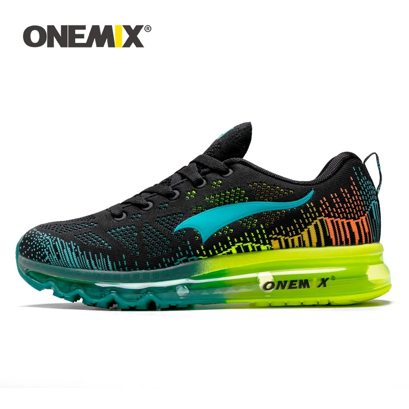 

ONEMIX Men Running Shoes Summer Breathable Knitted Sports Sneakers Women Athletic Walking Shoes For Outdoor Jogging Footwear