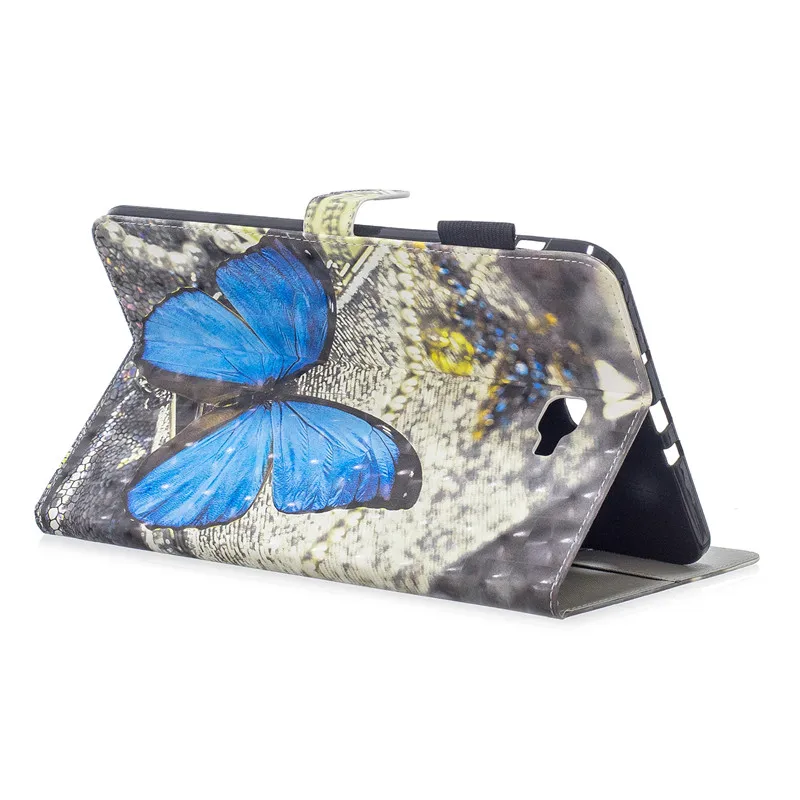 Кожаный чехол книжка для Samsung Galaxy Tab A6 10 1 дюйма|Чехлы планшетов и электронных книг|