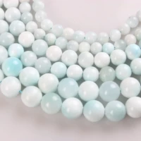 6 8 10mm natural lamar stone loose beads for jewelry diy making men women bracelet necklace handmade making accessories