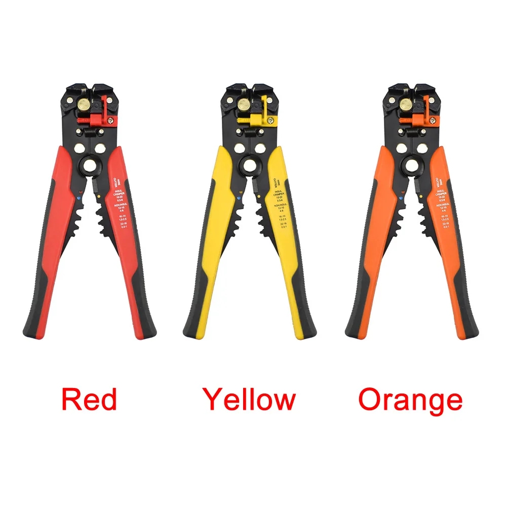 

8inch Electric Wire Automatic Adjustable Pliers Cable Repair Crimping Tool Handheld Multifunctional High Hardness Wire Stripper