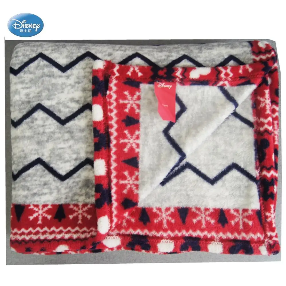 Disney мультфильм серый красный Микки Минни Маус кораллового флиса мягкое одеяло