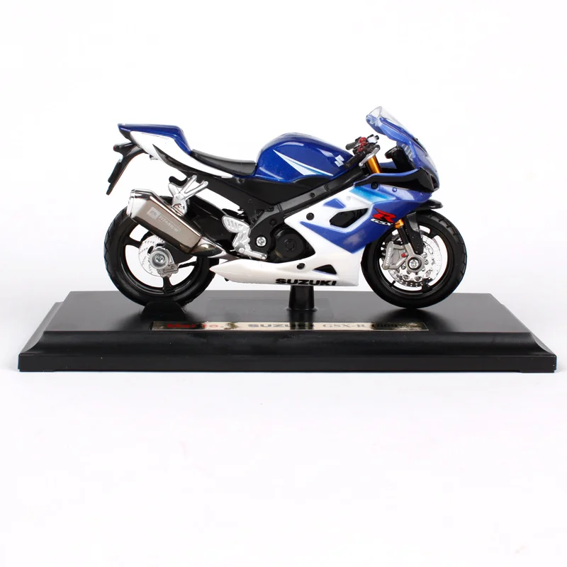 Мотоциклы Maisto Suzuki GSX R1000 в масштабе 1:18 модели мотоциклов литые с дисплеем подарок