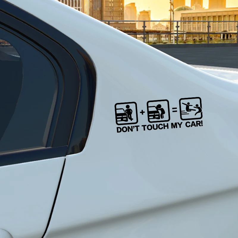 Украшение автомобиля стикер стекло текст не трогать мой автомобиль