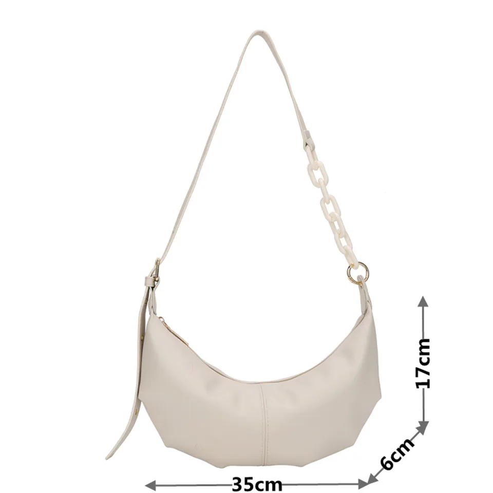 Handle Bag Women Retro Handbag PU Leather Shoulder Totes Underarm Vintage Top Handle Bag Female Small Subaxillary Bags Clutch