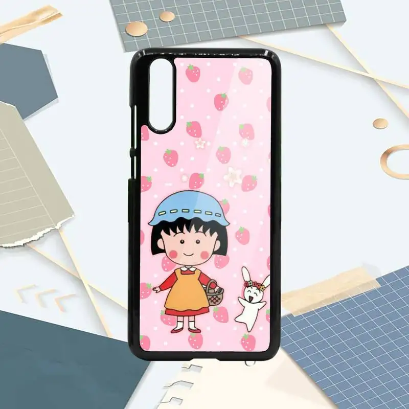 

Chibi Maruko-chan Japan anime Phone Cases PC For Samsung galaxy S note 8 9 20 10 e lite2019 plus pro ultra