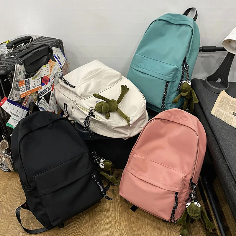 Рюкзак HOCODO для женщин нейлоновый Водонепроницаемый рюкзак унисекс однотонный