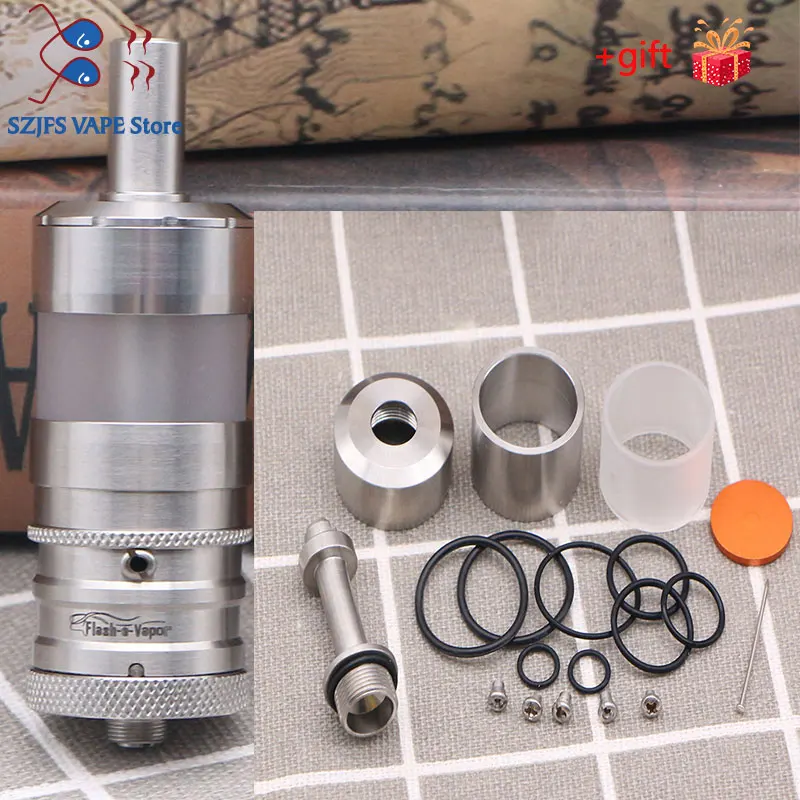 100% Оригинальный ShenRay FEV V5 RTA 316SS Siver 23 мм 6 мл емкость V4.5 Улучшенная верхняя смазка VS