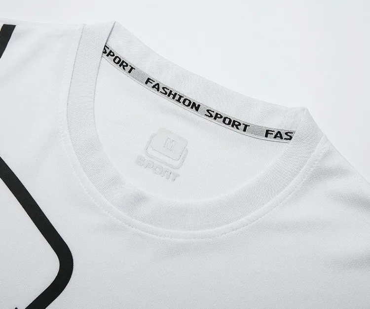 

Men Set Tracksuit Summer Fashion Sports Suit T-shirts+Shorts Sportswear Male Two Piece Set For Men Clothing Plus Size 5XL 2020